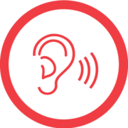 Hearing loss icon